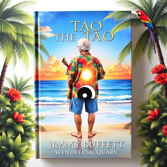 A paperback book cover titled 'The Tao of Jimmy Buffett' by Wendell McQuary