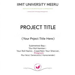 A visually appealing poster layout showcasing the following text in an elegant and modern font