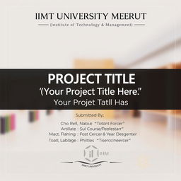 A visually appealing poster layout showcasing the following text in an elegant and modern font