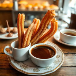 A delicious variation of churros, golden brown and perfectly fried, sprinkled with cinnamon sugar