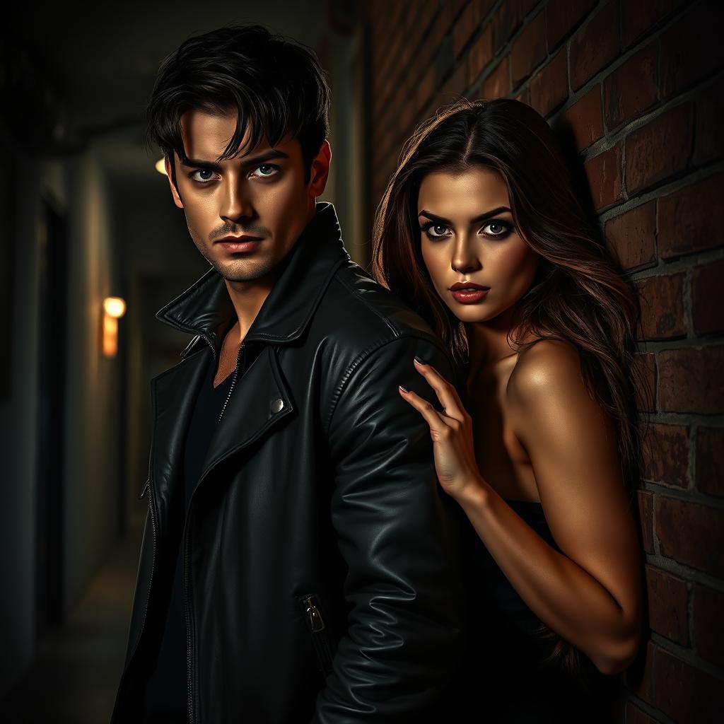 A dark and mysterious romance scene inspired by the book 'Bulletproof Desire'