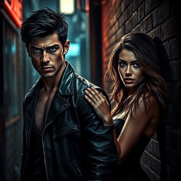 A dark and mysterious romance scene inspired by the book 'Bulletproof Desire'