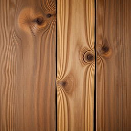 A close-up view of a rustic wooden wall featuring rich textures, with visible wood grains and knots