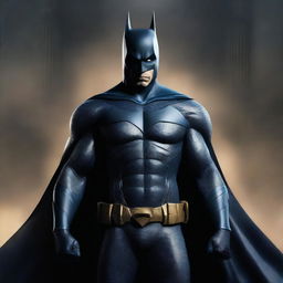 A high-quality digital art piece showcasing Batman as a fantasy character