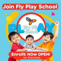 Join Fly Play School, where learning meets fun! Enrollments are now open for Pre-Primary to 5th Class