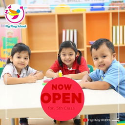 Join Fly Play School, where learning meets fun! Enrollments are now open for Pre-Primary to 5th Class