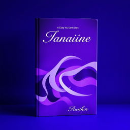 A visually striking book cover featuring a rich and deep violet background