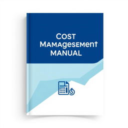 A professional and visually appealing cover design for a cost management manual