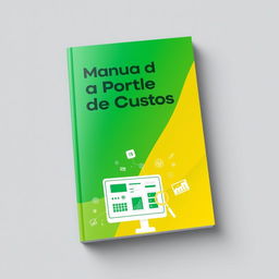 A polished and engaging cover design for the 'Manual do Portal de Custos'