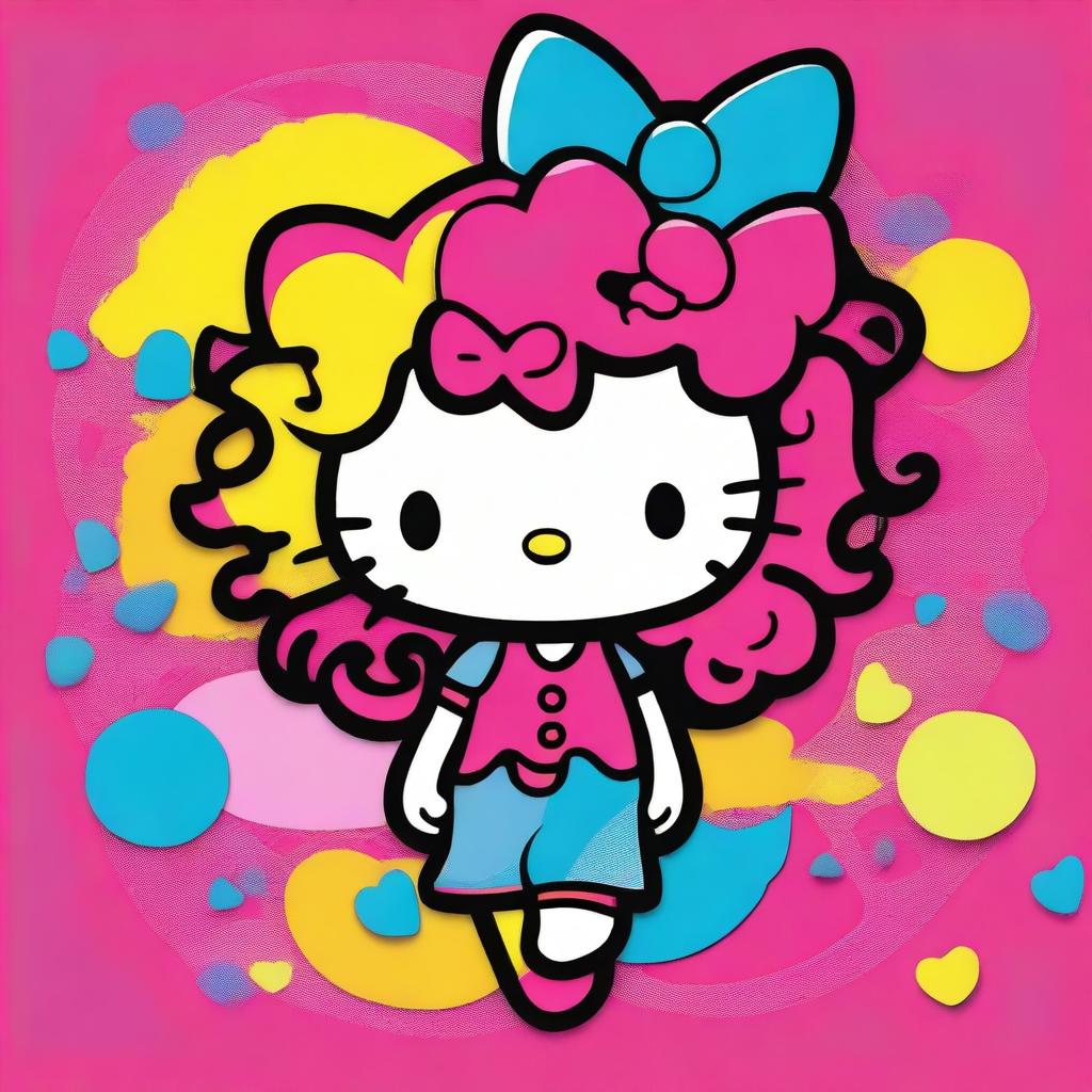 An image of Hello Kitty, the iconic character, with a new twist