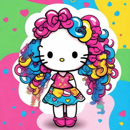 An image of Hello Kitty, the iconic character, with a new twist