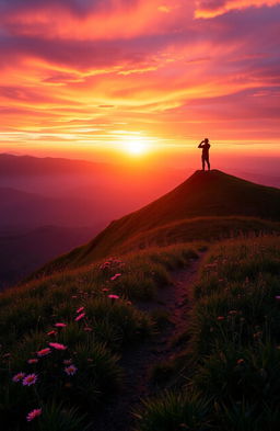 A stunning, inspirational landscape that symbolizes personal growth and empowerment