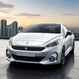 A stunning and innovative design of a Peugeot 207cc, reimagined with influences from the Audi TT and Audi A3
