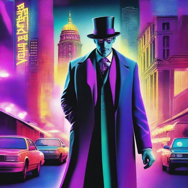 A high-quality, digitally rendered film poster featuring a mysterious surgeon dressed in a magician's attire