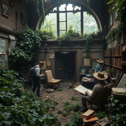 A mysterious, long-lost room that has vanished due to the ravages of war, surrounded by an aura of intrigue and legend