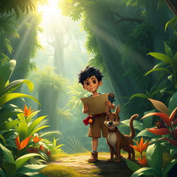 Rizky, the brave young villager, and Wahyu, his loyal companion, are on an exciting quest to uncover the mystery of hidden treasure in Kaban village, which is surrounded by a mystical forbidden forest