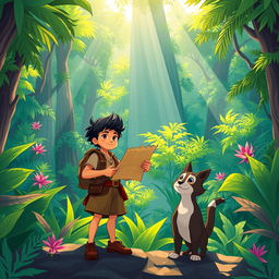 Rizky, the brave youth from Kaban village, alongside his loyal friend Wahyu, is on a thrilling adventure searching for the mystery of hidden treasure located in the heart of the forbidden forest surrounding their village