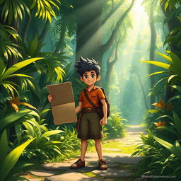 Rizky, the brave young man from Kaban village, alongside his slightly shy friend Wahyu, embarks on an adventurous journey to uncover the mystery of hidden treasure located in the heart of the forbidden forest surrounding their village
