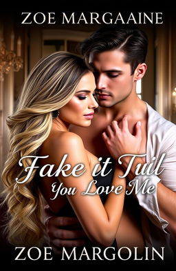 A striking billionaire romance book cover featuring a glamorous couple