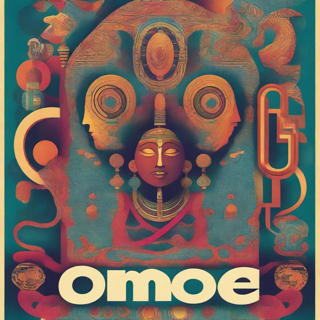 A high-resolution digital art piece, functioning as a cover for a cultural poster named 'Osmose'