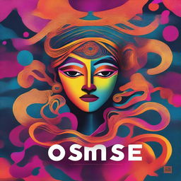 A high-resolution digital art piece, functioning as a cover for a cultural poster named 'Osmose'