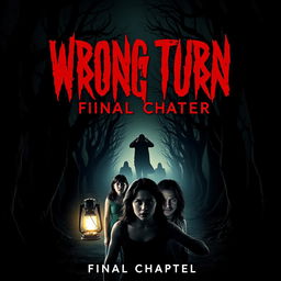 A gripping movie poster for 'Wrong Turn: Final Chapter'