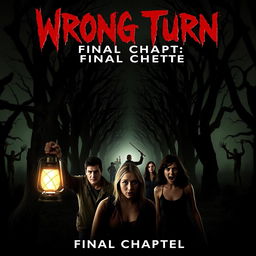 A gripping movie poster for 'Wrong Turn: Final Chapter'