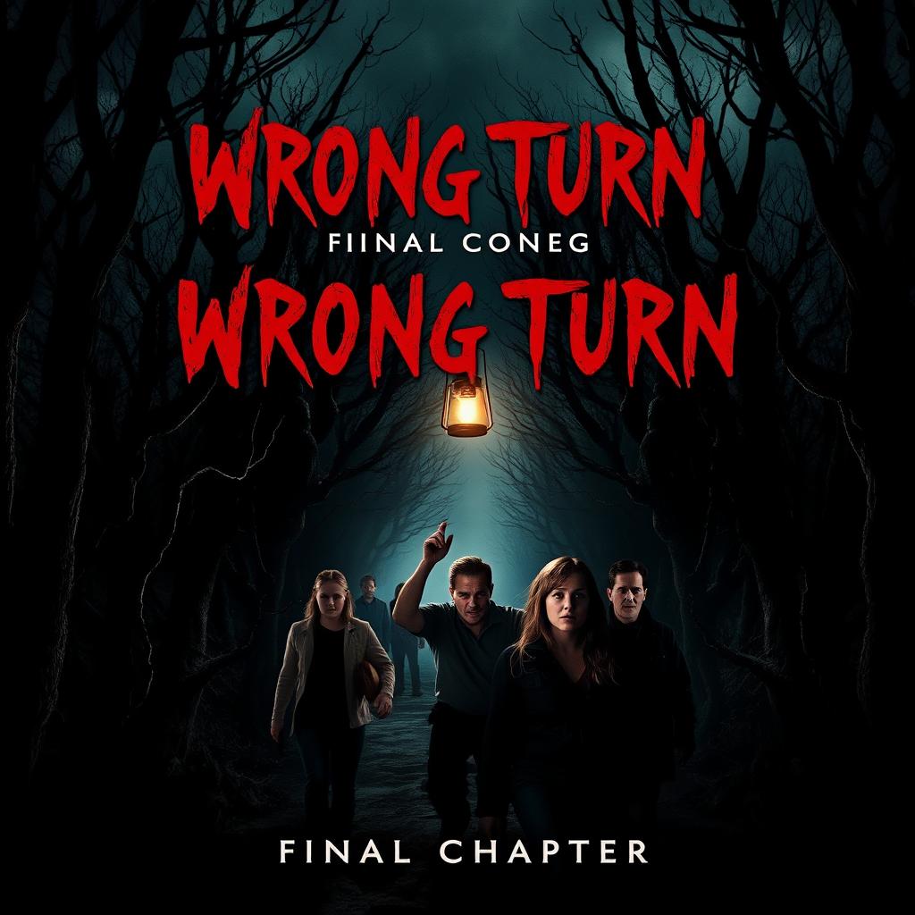 A gripping movie poster for 'Wrong Turn: Final Chapter'