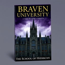 A visually striking book cover for 'Braven University: The School of Hierarchy'