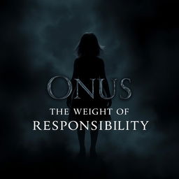 A dark, atmospheric book cover that emphasizes the burden of the eldest daughter, representing themes of responsibility and sacrifice
