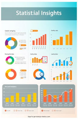 A visually engaging infographic representing statistics