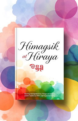 An artistic and visually engaging book cover design titled "Himagsik at Hiraya