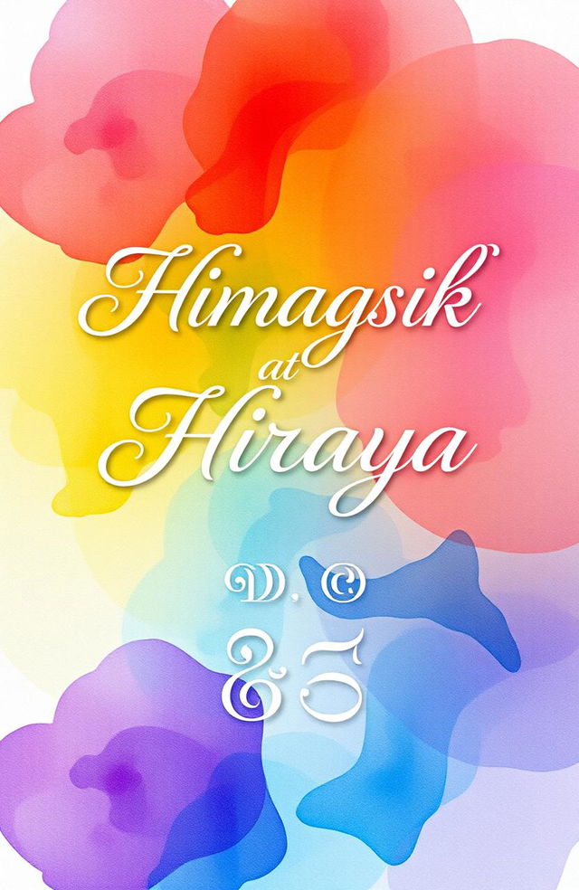 An artistic and visually engaging book cover design titled "Himagsik at Hiraya