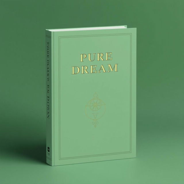 A historical book cover titled 'Pure Dream' featuring a subtle shade of green