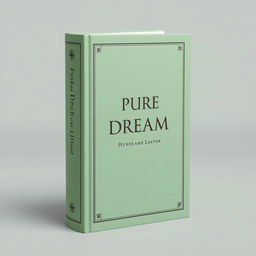 A historical book cover titled 'Pure Dream' featuring a subtle shade of green