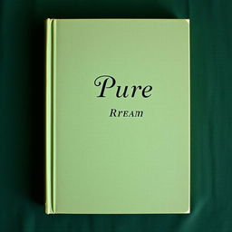 A historical book cover titled 'Pure Dream' with a subtle shade of green