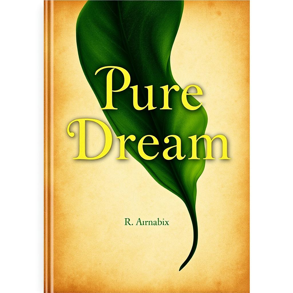 A historical book cover for 'Pure Dream' with a touch of green