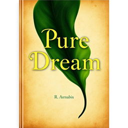 A historical book cover for 'Pure Dream' with a touch of green