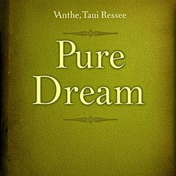 A historical book cover for 'Pure Dream' with a touch of green