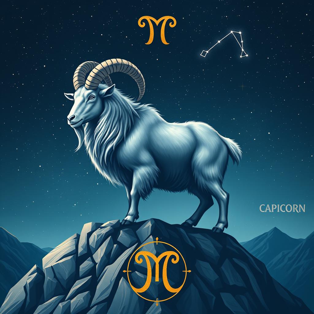 A stunning representation of the Capricorn zodiac sign