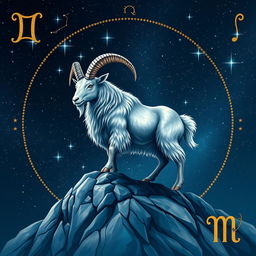 A stunning representation of the Capricorn zodiac sign