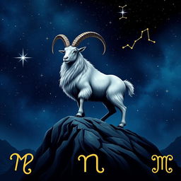 A stunning representation of the Capricorn zodiac sign