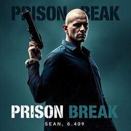 Một poster teaser hấp dẫn cho phim 'Prison Break Season 6' (2024) với sự xuất hiện của Wentworth Miller và Dominic Purcell