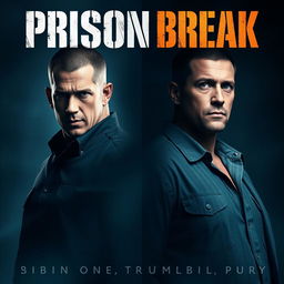 Một poster teaser hấp dẫn cho phim 'Prison Break Season 6' (2024) với sự xuất hiện của Wentworth Miller và Dominic Purcell