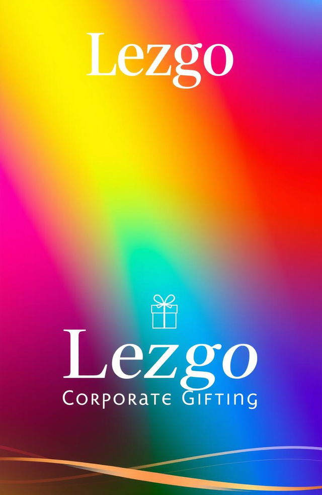 A sleek and modern cover page design for a brochure featuring the company name "Lezgo" prominently at the top