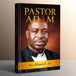 A book cover titled 'PASTOR ADAM' prominently featuring a dignified black man in a clergy collar