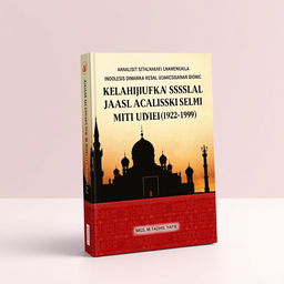 A book cover design for an Indonesian title, 'Analisis Dinamika Kehidupan Sosial Masyarakat Islam di Uni Soviet (1922-1991)', authored by Mgs