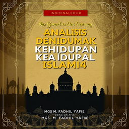 A book cover design for a title in Indonesian, "Analisis Dinamika Kehidupan Sosial Masyarakat Islam di Uni Soviet (1922-1991)", by Mgs