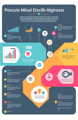 A visually engaging infographic that illustrates complex relationships and data connections