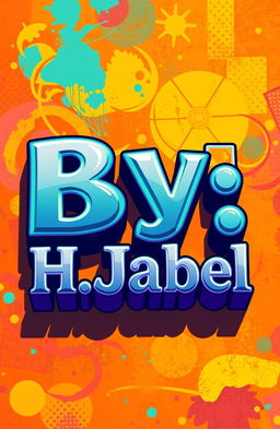 An eye-catching and vibrant illustration featuring the text 'By: H
